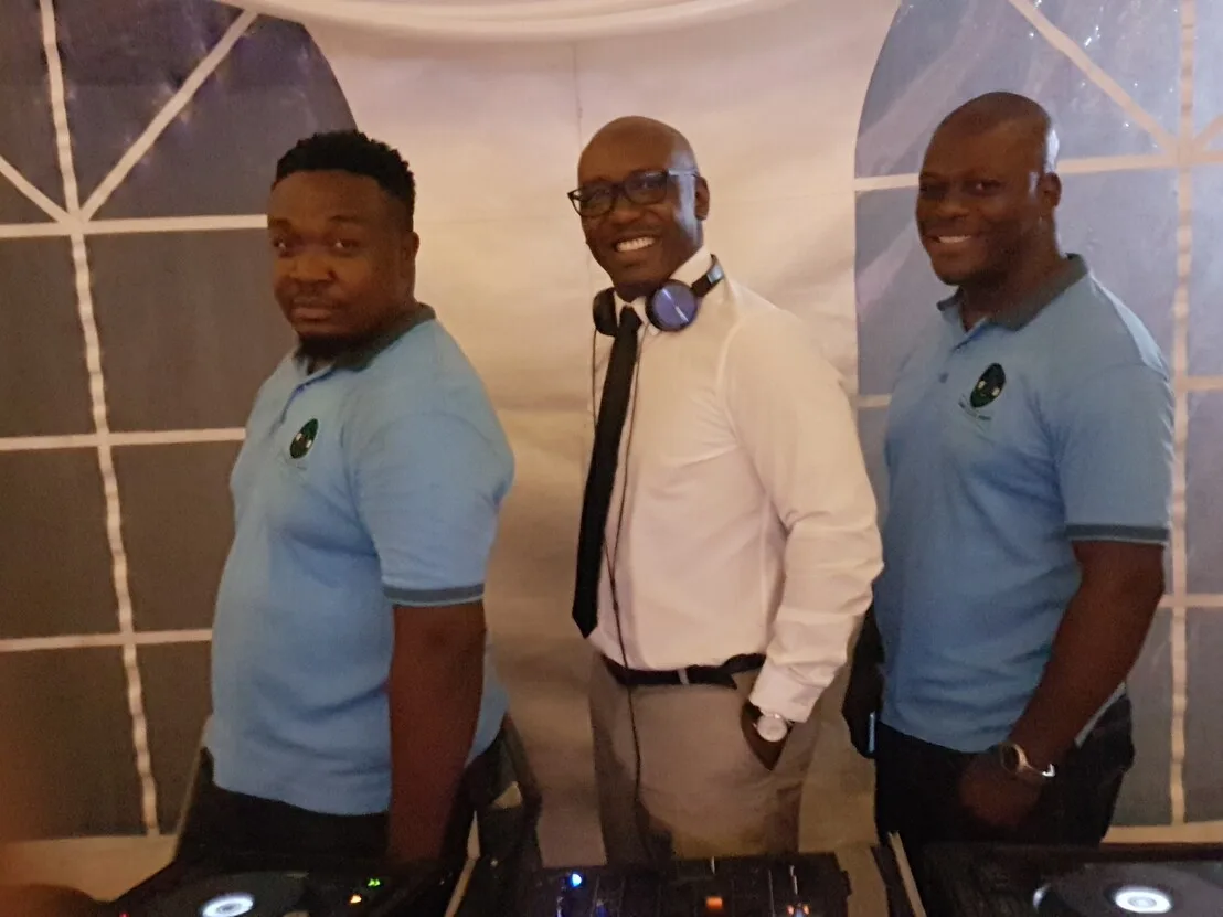 DJ performing live